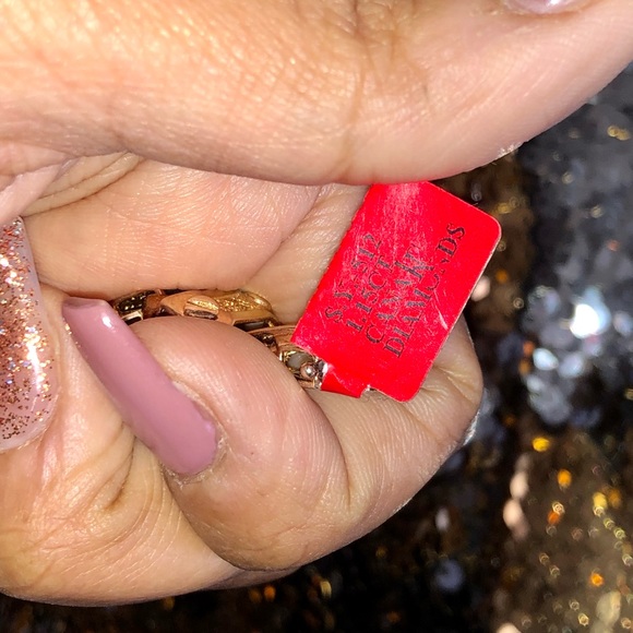 10k gold vermeil Real diamond custommade men diamond bracelet NOT FAKE BEST GIFT - Picture 4 of 6